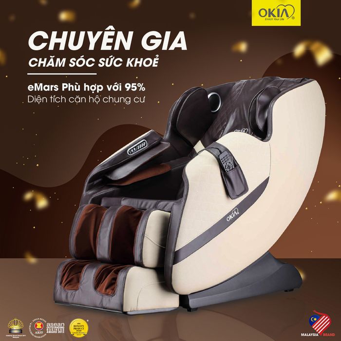 Sản phẩm ghế massage cao cấp của OKIA