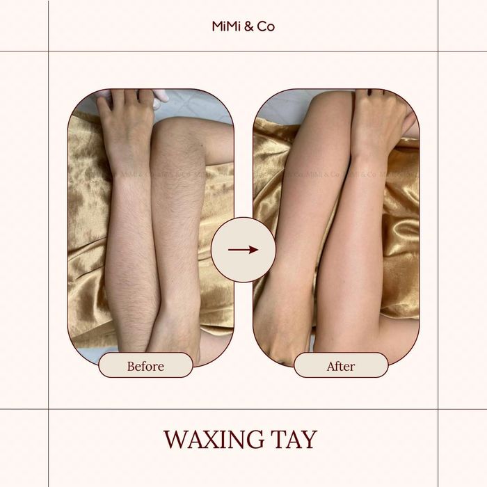 Hình ảnh quy trình wax lông chuyên nghiệp tại MiMi & Co Waxing