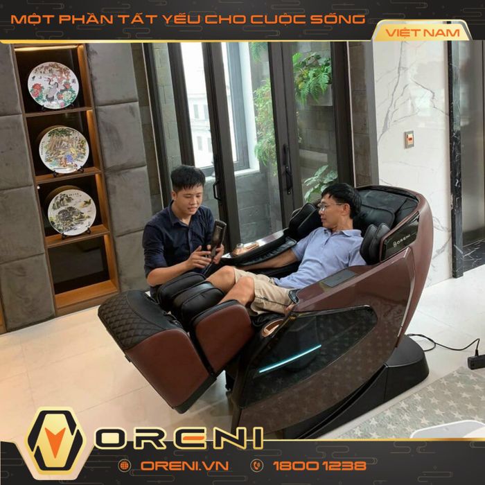 Công nghệ massage hiện đại tại Oreni