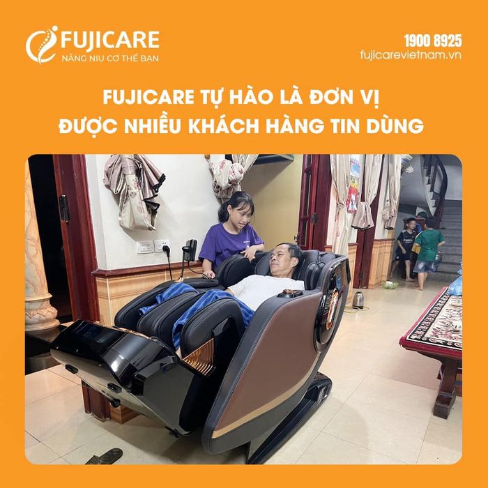 Trải nghiệm thực tế ghế massage Fujicare