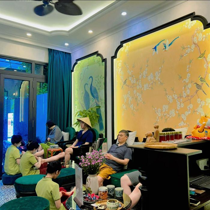Không gian xanh mát tại An Miên Spa - Nơi thư giãn lý tưởng