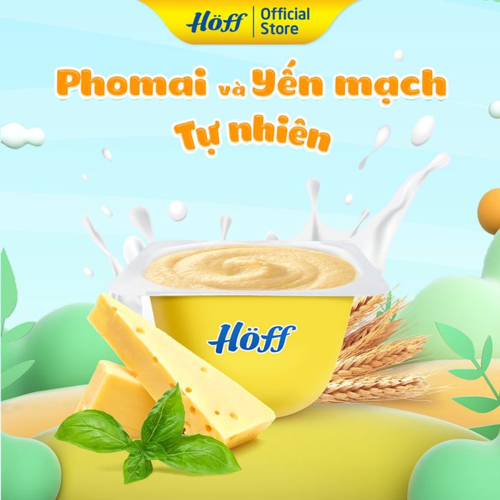 Cháo Sữa Phô Mai Yến Mạch Hoff - Hình ảnh đóng gói tiện lợi