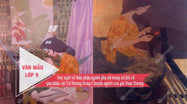 Hình ảnh minh họa nghệ thuật về bi kịch Vũ Nương (Nguồn: Internet)