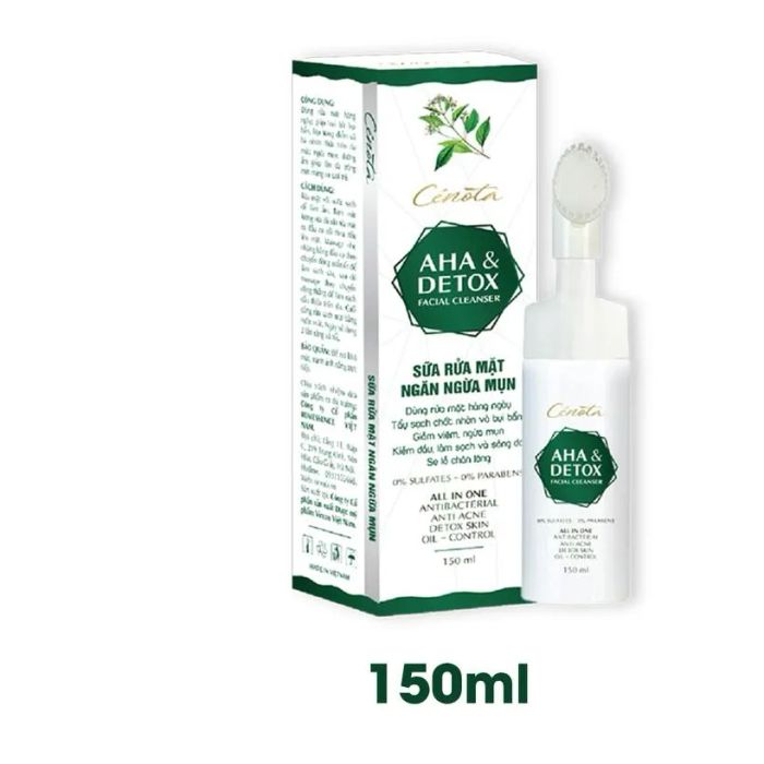 Hình ảnh thực tế Sữa Rửa Mặt Cenota AHA & DETOX