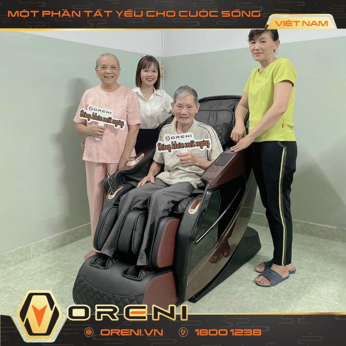 Thiết kế sang trọng của ghế massage Oreni