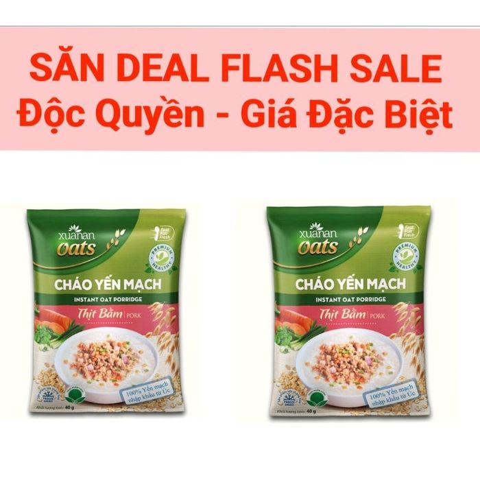 Cháo Yến Mạch Thịt Heo Bằm Xuân An - Hình ảnh món ăn bổ dưỡng