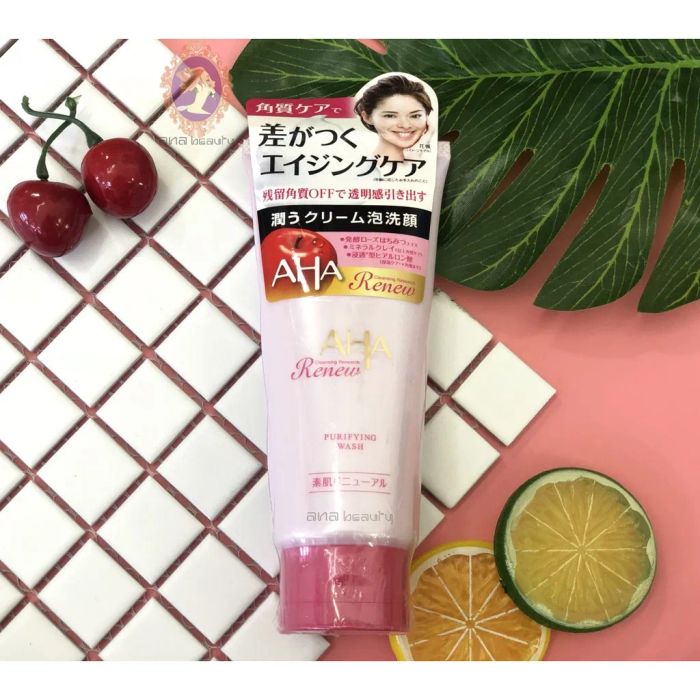 Hình ảnh thực tế Sữa Rửa Mặt AHA Renew Cleansing Research Purifying Wash