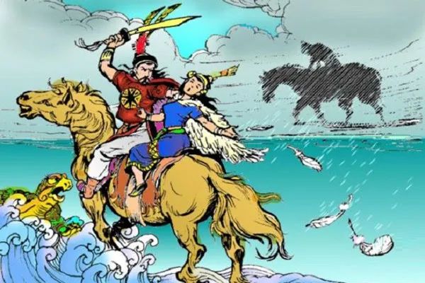 <p>Bức tranh minh họa xúc động về khoảnh khắc chia ly cuối cùng (Nguồn: internet)</p>