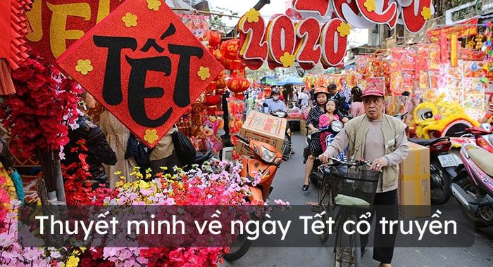 Hình ảnh minh họa sống động về không khí Tết cổ truyền (Nguồn: Internet)