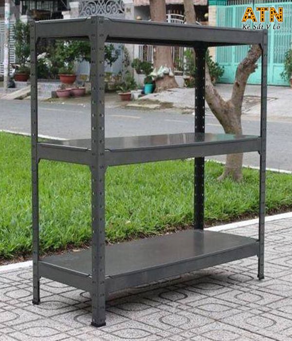 Không gian kho hàng được tối ưu với kệ sắt V lỗ đa tầng từ ATN