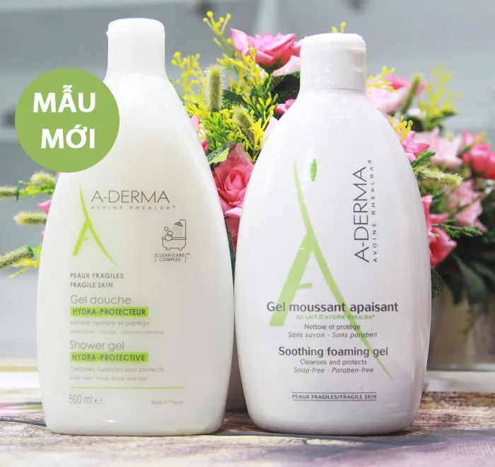 Sữa Tắm Làm Dịu Da và Ngừa Mụn A-DERMA Gel Douche Hydra Protecteur - Ảnh 2