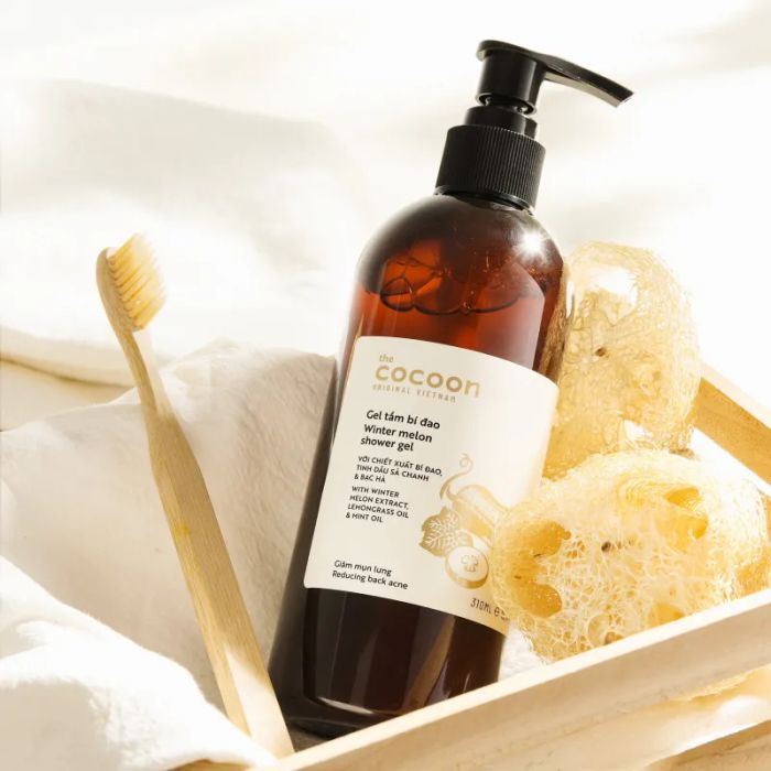 Gel Tắm Cocoon Winter Melon Giảm Mụn Lưng - Ảnh 2