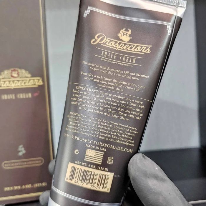 Kem Cạo Râu Prospectors Shave Cream - ảnh minh họa 1