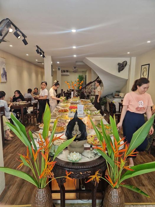 Không gian ấm cúng tại Lẩu Chay Phước Hạnh