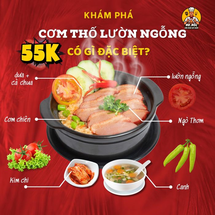 Hình ảnh ấn tượng về không gian ẩm thực tại Mr Mộc Quy Nhơn