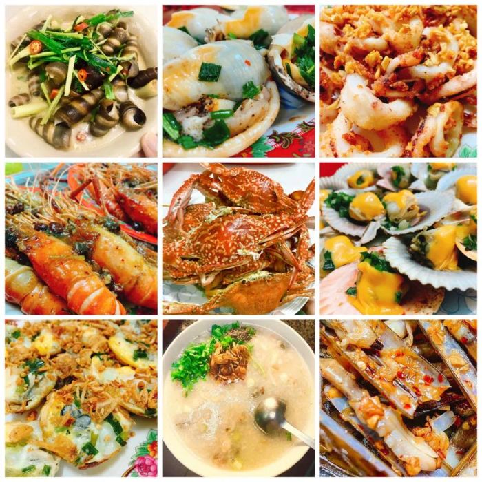Những món hải sản tươi ngon tại Nghĩa Ghẹ
