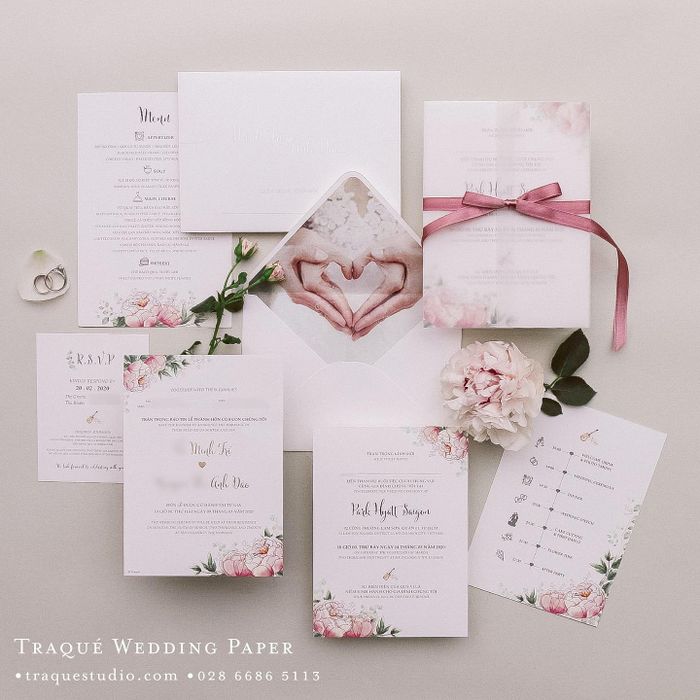 Traqué Wedding Paper - Hình ảnh minh họa 1