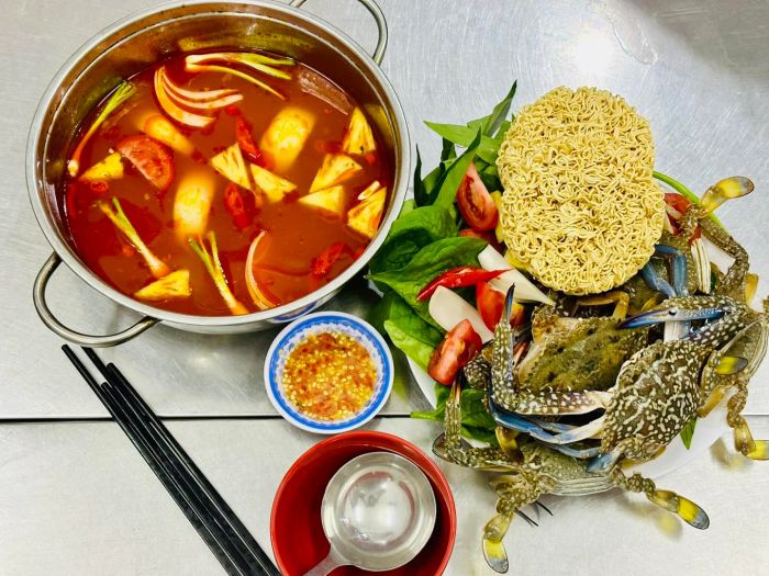 Không gian ấm cúng và món ngon tại Nghĩa Ghẹ