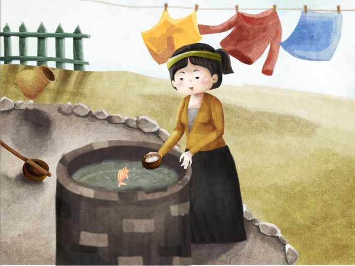 Hình ảnh minh họa: Tấm và chiếc hài thần kỳ