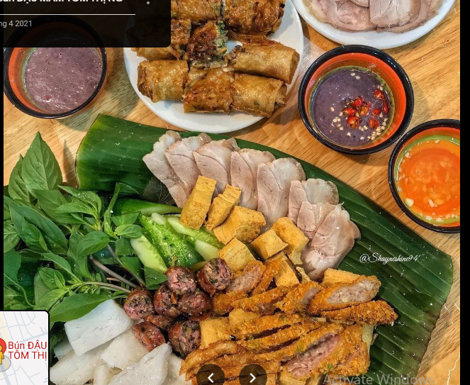 Hình ảnh mẹt bún đậu vàng ươm hấp dẫn