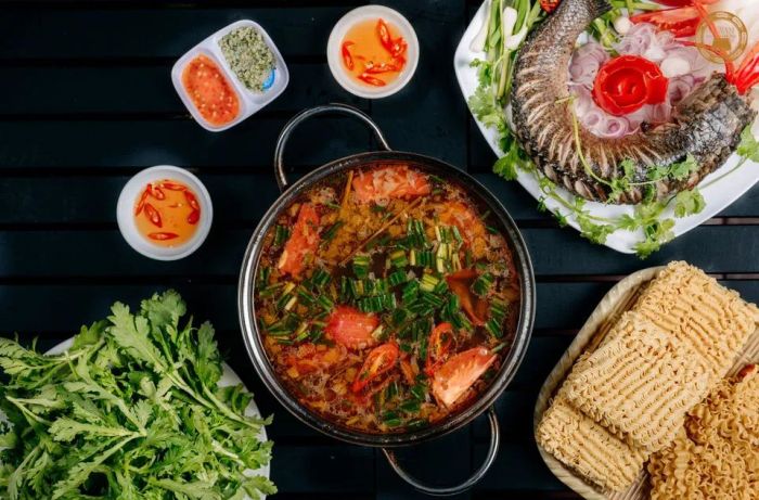 Góc ẩm thực đặc sắc tại Nhà hàng sinh thái An Nam