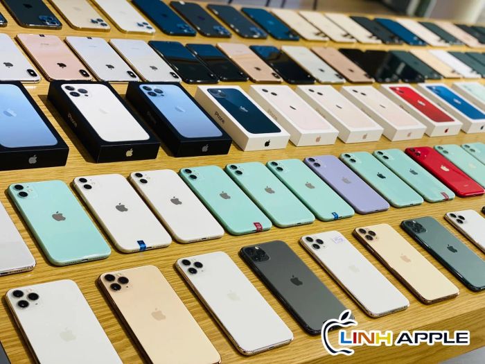 Hình ảnh không gian bán hàng tại Linh Apple