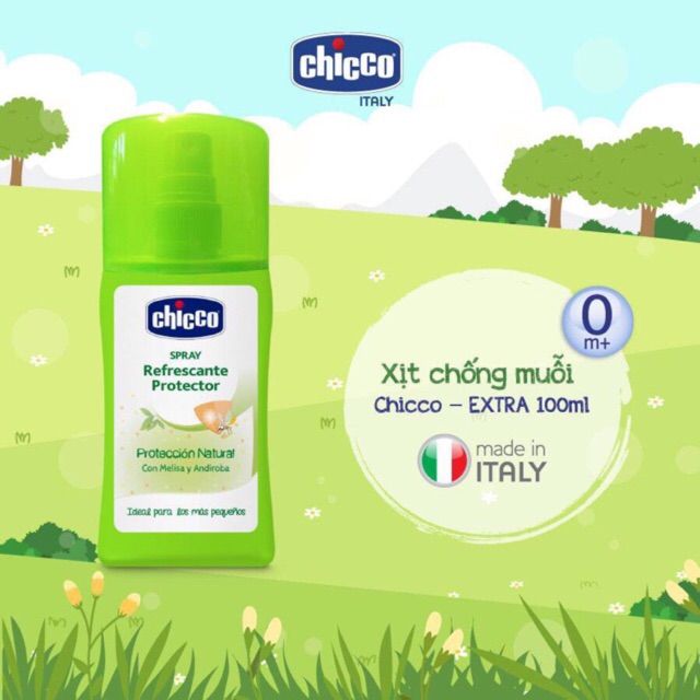 Bình xịt chống muỗi Chicco - Hình ảnh 2