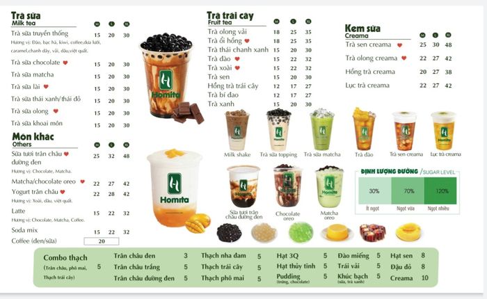 Trà sữa HOMITA - Hình ảnh 1