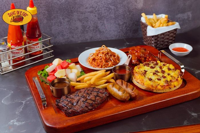 Hình ảnh những món ăn hấp dẫn tại Sang Diego Pizza & Grill