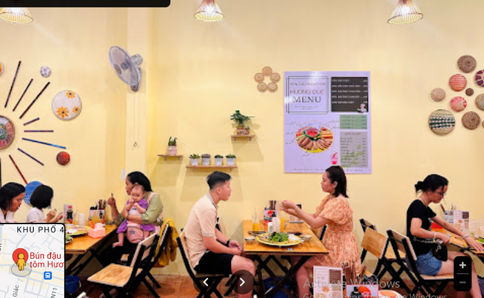 Hình ảnh không gian xanh mát tại quán