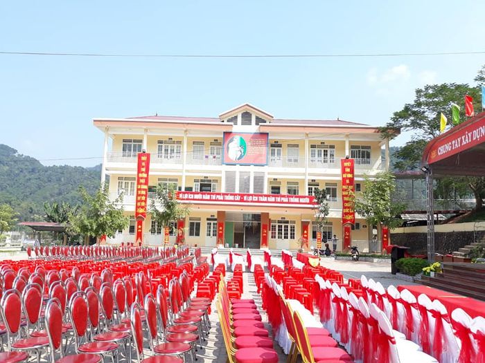 Góc nhìn chân thực về khuôn viên Trường THCS Tân Giang