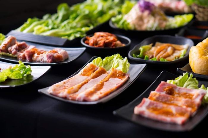 Hình ảnh thịt tươi ngon tại Gật Gù BBQ