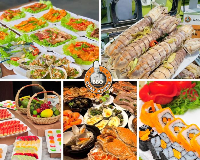 Hình ảnh bộ sưu tập hải sản tươi sống hảo hạng