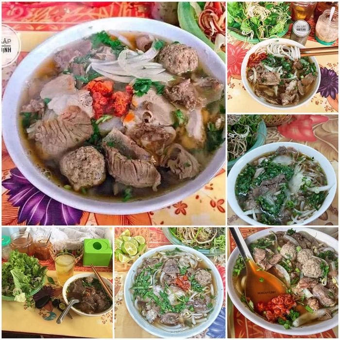 Không gian ấm cúng và món ngon đặc trưng tại quán Cô Hồng