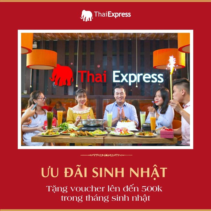 Hình ảnh không gian ấn tượng tại ThaiExpress