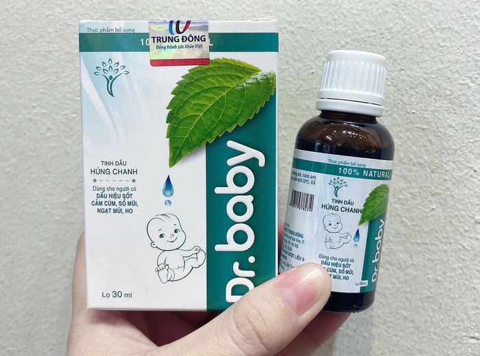 Tinh dầu húng chanh Dr. Baby ảnh 1