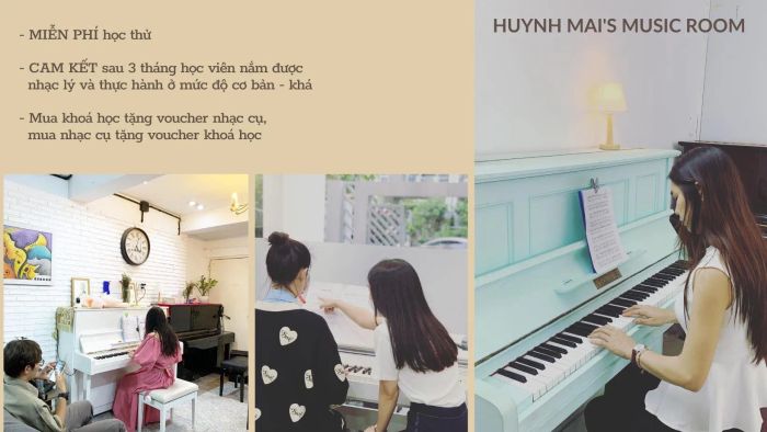 Góc lớp học thực hành tại Huynh Mai's Music Room (ảnh 2)