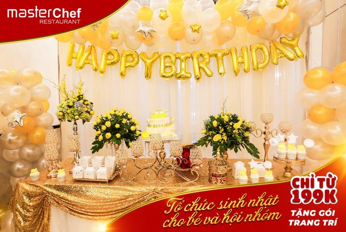 Không gian sang trọng tại nhà hàng MasterChef