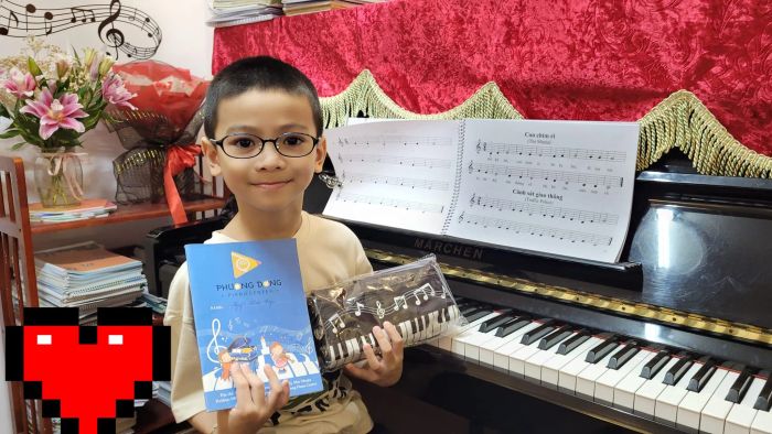 Phương Đông Piano Center – bức tranh sống động từ lớp học số 2
