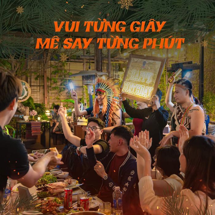 Không gian ấn tượng tại Zamba BBQ Garden