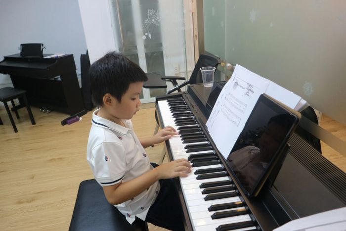 Hình ảnh lớp học tại Ngọc Hải Music Center