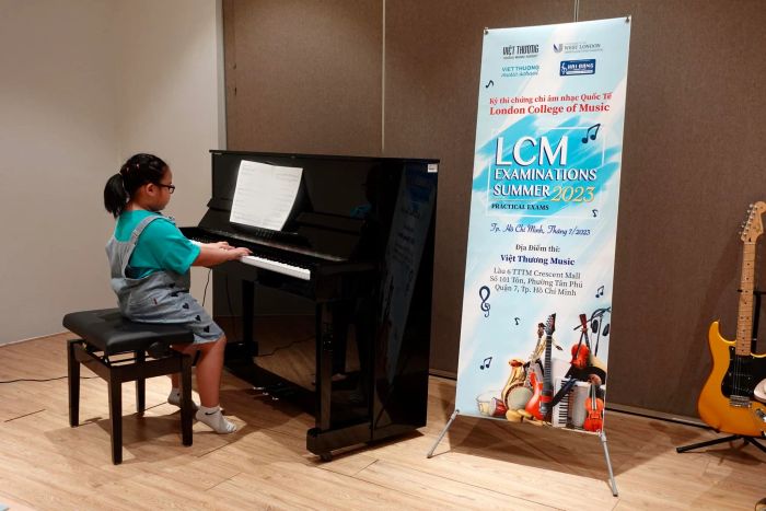 Hình ảnh sinh động về không gian và hoạt động tại Việt Thương Music School