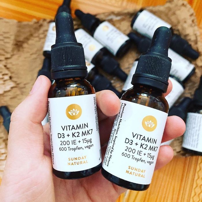 Hình ảnh bao bì sản phẩm Vitamin D3 K2 MK7 Sunday Natural