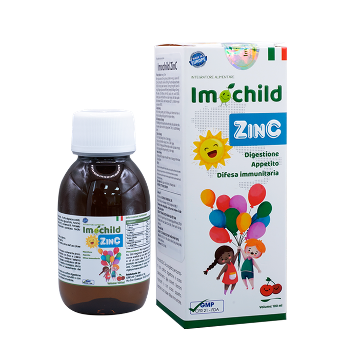 Imochild ZinC - Hình ảnh thực tế sản phẩm nhập khẩu chính hãng từ Italy