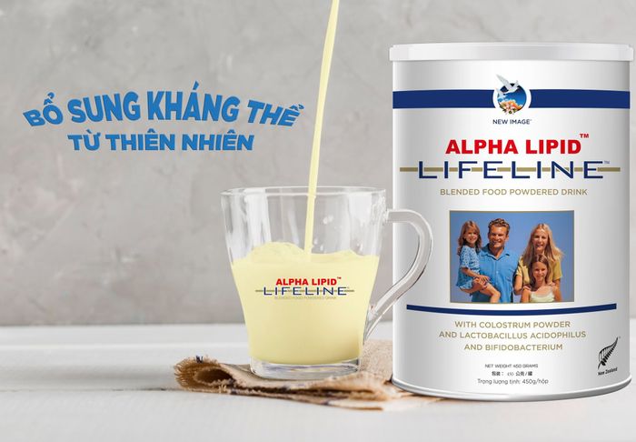 Ảnh minh họa Sữa non Alpha Lipid Lifeline – Sản phẩm nâng tầm sức đề kháng cho trẻ nhỏ