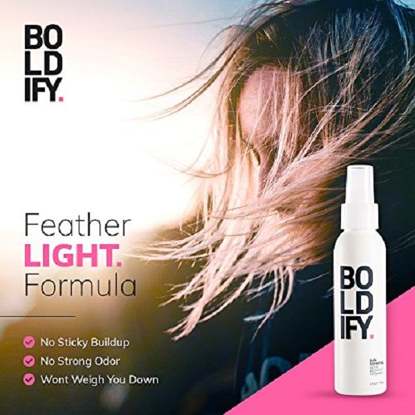 Hình ảnh thực tế keo xịt tóc Boldify Hair Thickening Spray