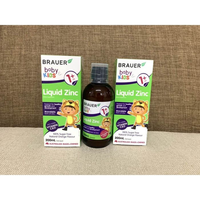 Hình ảnh Siro Kẽm Brauer Baby & Kids Liquid Zinc