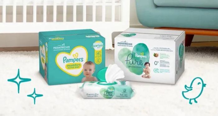 Bộ sưu tập hình ảnh Tã bỉm Pampers đa dạng kích cỡ