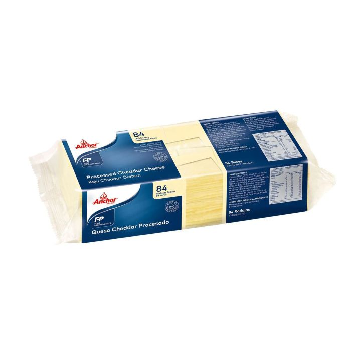 Hình ảnh phô mai Anchor Cheddar - Lát vàng mướt mắt