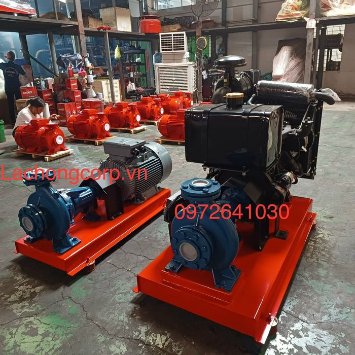 Hình ảnh thực tế dòng máy bơm công nghiệp Lạc Hồng phiên bản nâng cấp